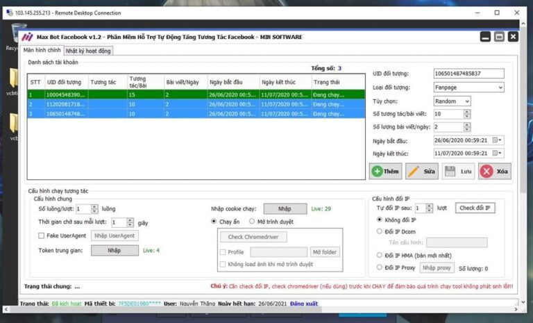 Phần Mềm Tự động Tăng Like Facebook