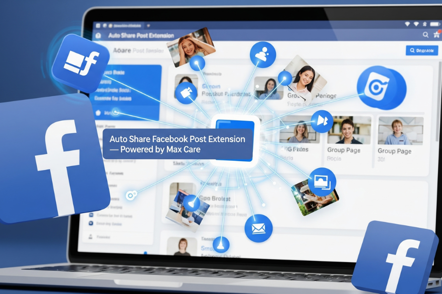 Auto Share Facebook Post Extension: The Smartest Way to Automate and Scale Your Facebook Marketing with Max Care