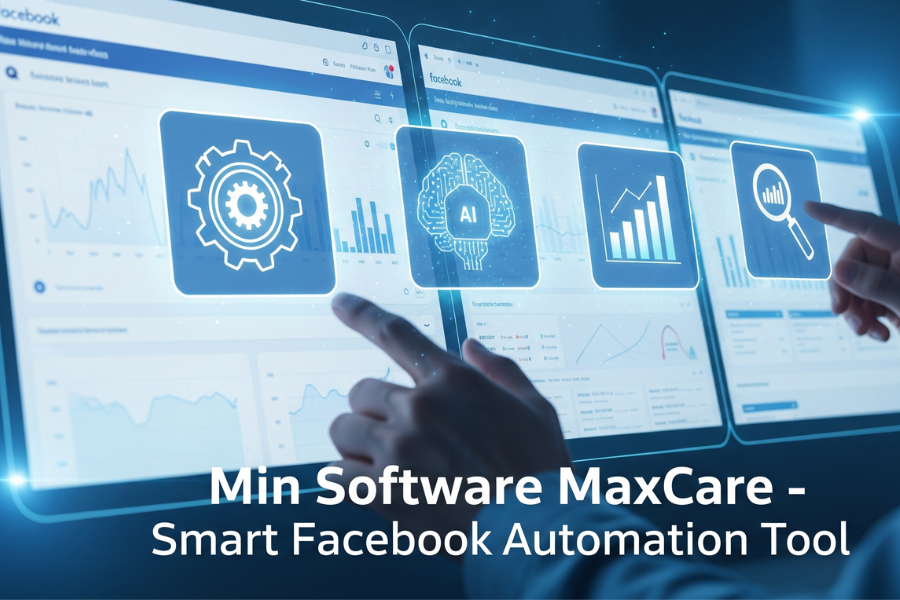 Min Software MaxCare – The Ultimate Facebook Automation Tool for Smart Marketers