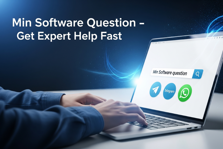 Min Software Question: Expert Answers and 24/7 Support You Can Trust