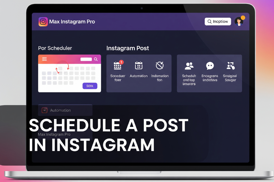 Schedule a Post in Instagram: Maximize Your Efficiency with Max Instagram Pro