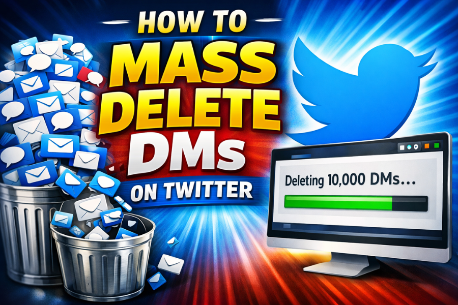 How to Mass Delete DMs on Twitter (Without Losing Your Sanity)