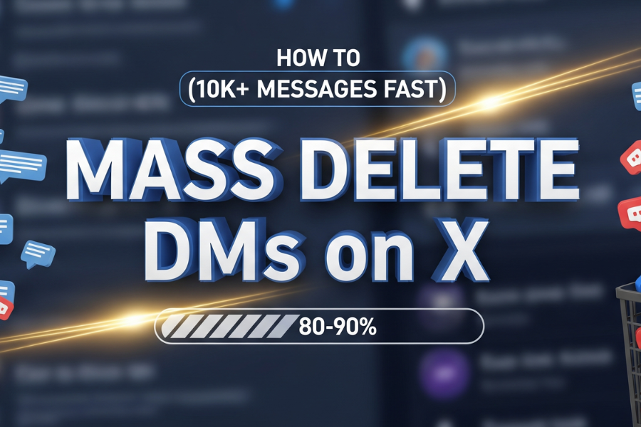 How to Mass Delete DMs on X at Scale, Safely & Efficiently (Expert Guide 2026)