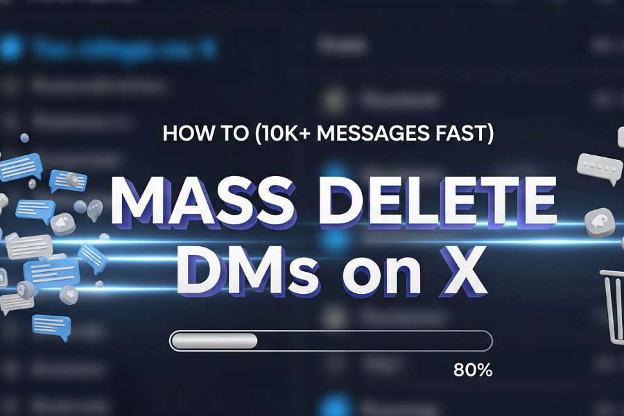How to Mass Delete DMs on X at Scale, Safely & Efficiently (Expert Guide 2026)