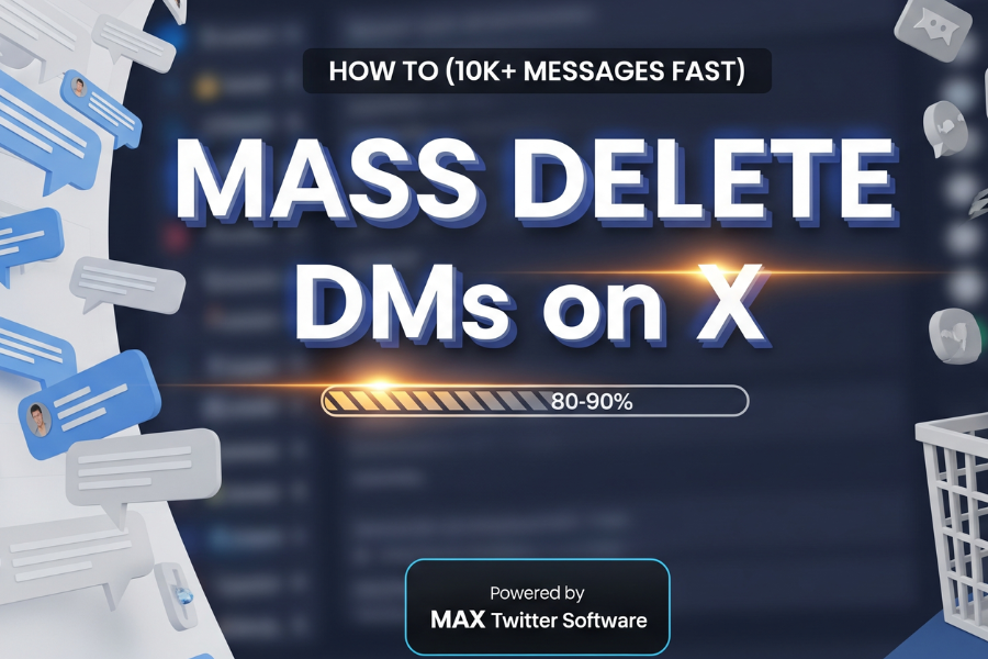 How to Mass Delete DMs on X at Scale, Safely & Efficiently (Expert Guide 2026)