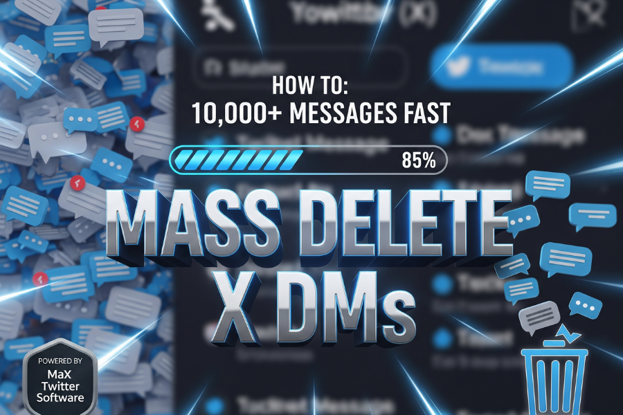 How to Mass Delete X DMs Quickly, Safely & at Scale (Expert Guide 2026)