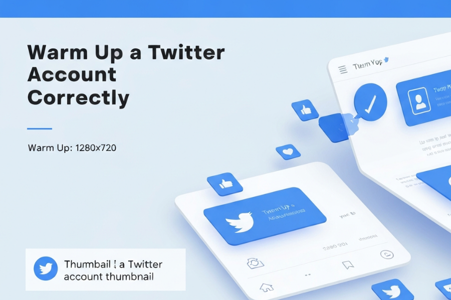 How to Warm Up a Twitter Account Correctly: Step-by-Step Guide