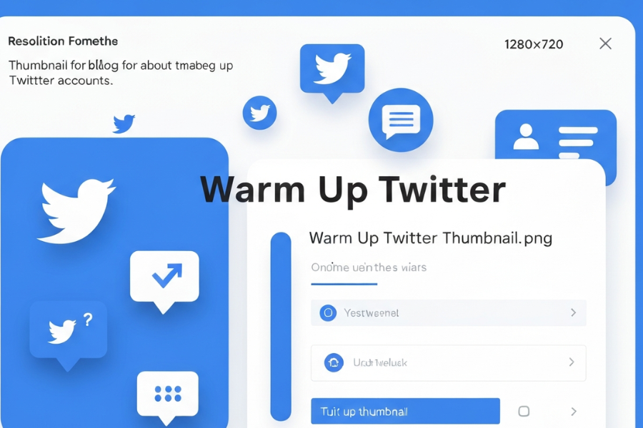 How to Warm Up Twitter Accounts Effectively