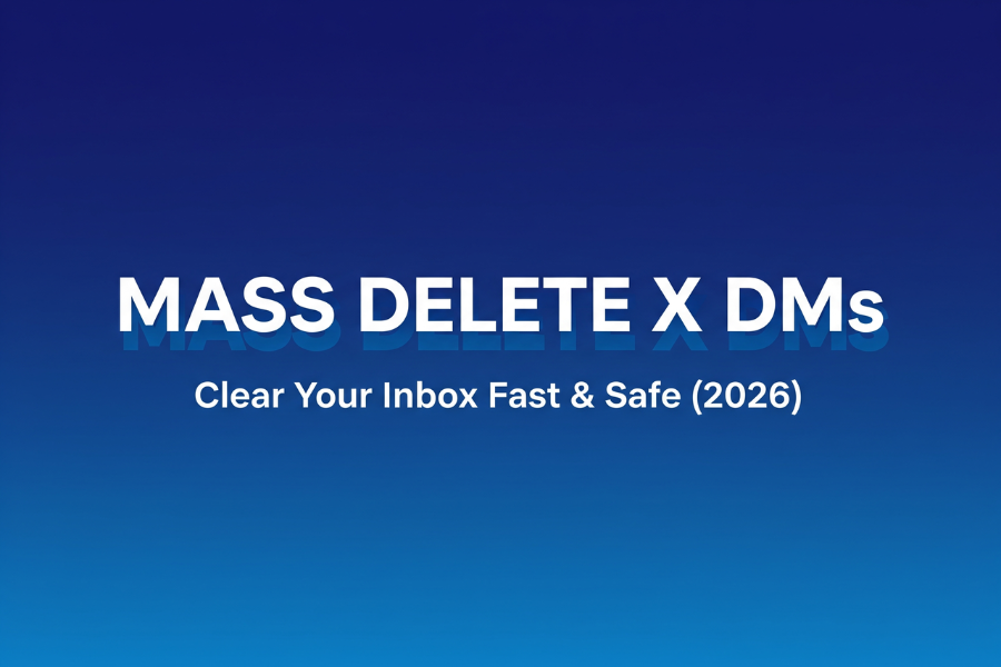 Mass Delete X DMs — The Ultimate Expert Guide to Bulk Inbox Cleanup (2026)