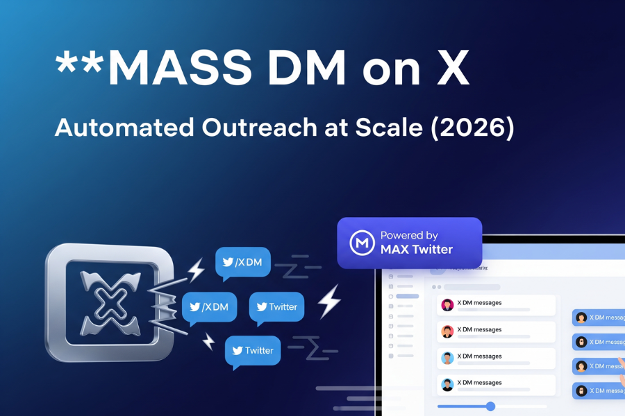 Mass DM on X — The Smart Way to Scale Outreach Without Risking Your Account